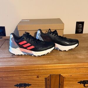 Black and Pink Running Shoes